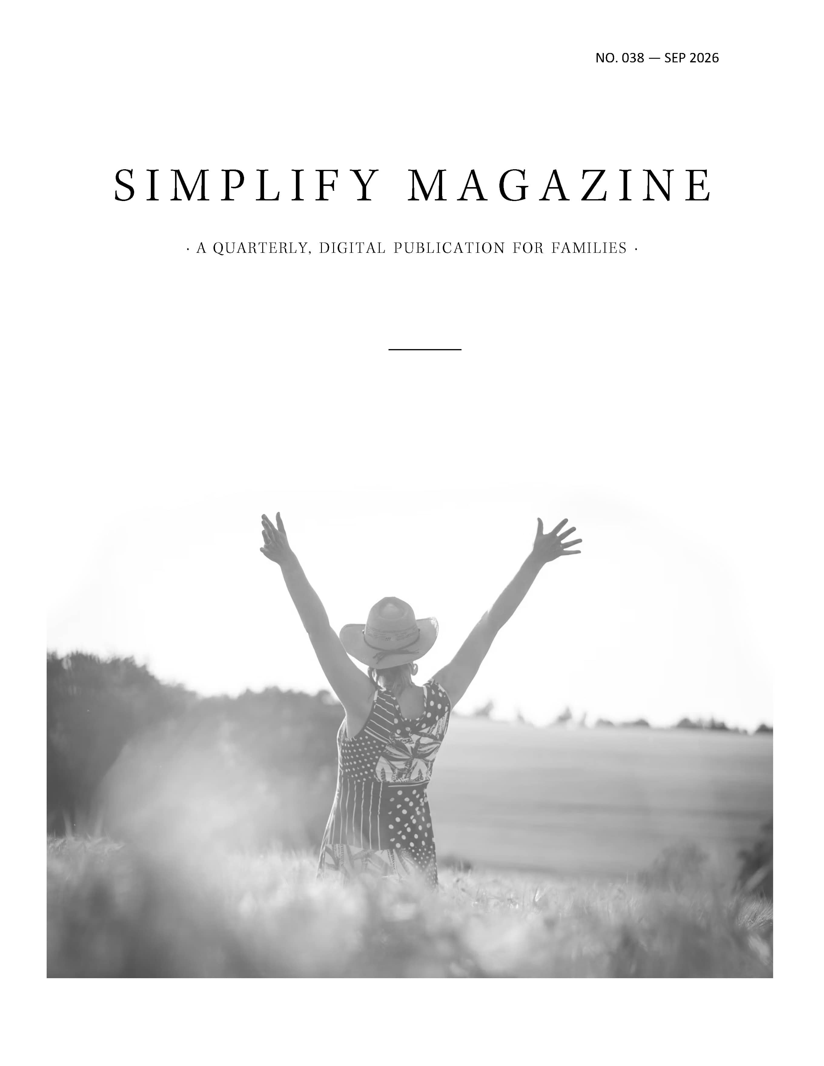 Simplify Magazine Issue #038